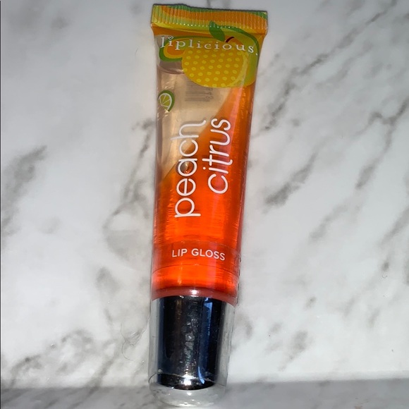 Sealed PEACH CITRUS π LAVA LIPLICIOUS LIP GLOSS - Picture 1 of 6
